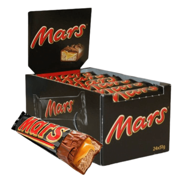 Mars Chocolate Bar 51g 24pcs Box