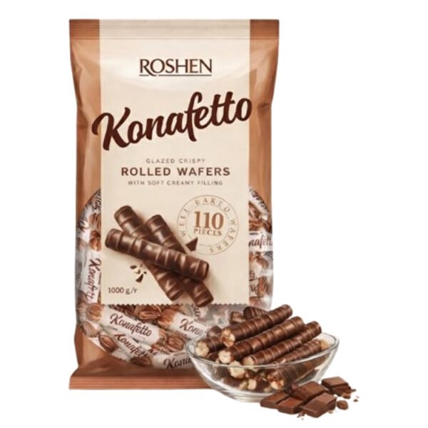 Roshen Konafetto Rolled Wafer Candy 1kg